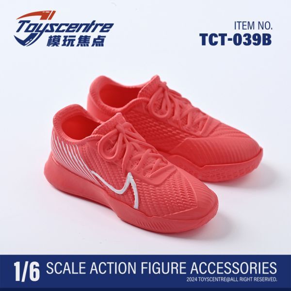 1/6 ToysCentre TCT-039B スニーカー スポーツシューズ 1/6サイズ女性フィギュア用靴 TBLeague/Phicen/ファイセン/JIAOU DOLL拍卖