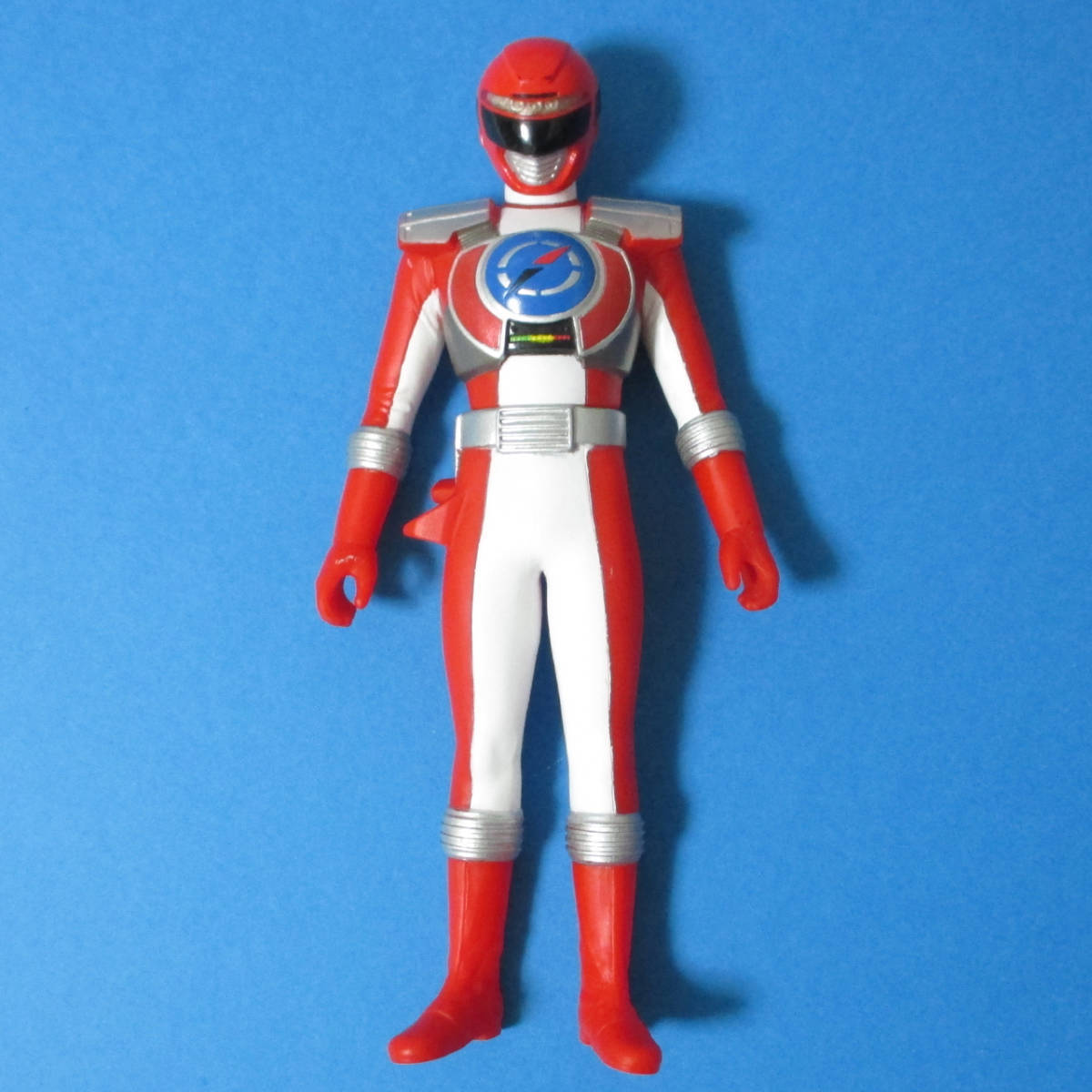 武器欠品 17cm ソフビ 轟轟戦隊ボウケンジャー ボウケンレッド / 戦隊ヒーローシリーズ 特撮拍卖