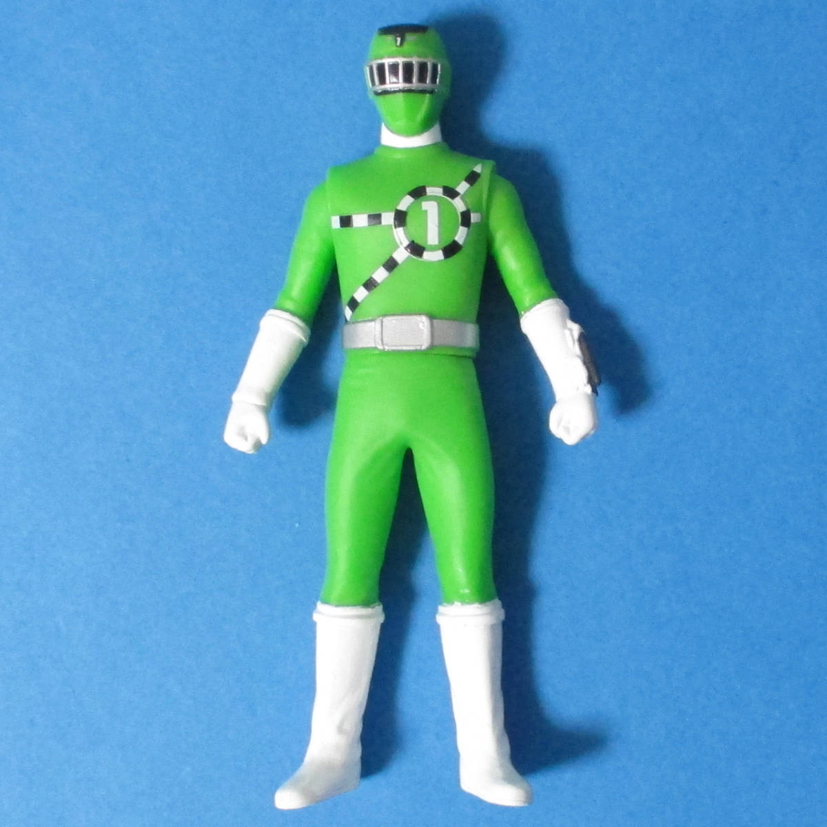 食玩 11cm ソフビ トッキュウ1号 ( グリーン ) 単品/ ソフビヒーロー 烈車戦隊トッキュウジャー 乗り換えバトルスペシャル!! 特撮拍卖