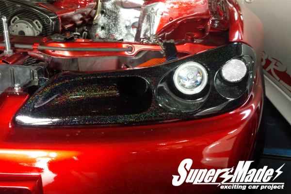 ★☆スーパーメイド☆S15シルビア用レーシングヘッドライトカバー 左側 助手席側☆★拍卖