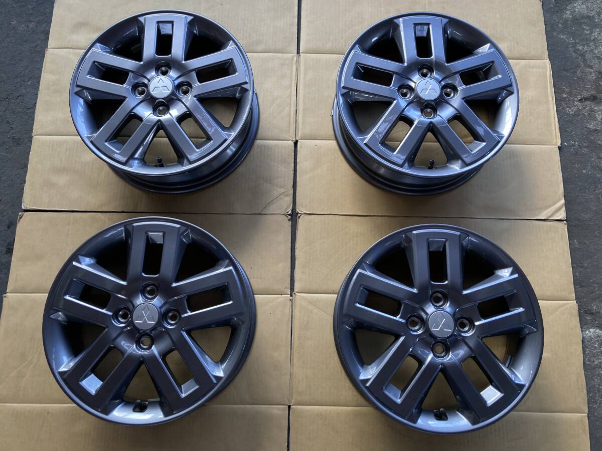 ☆ 極上 新車外し デリカミニ 純正 15in アルミホイール 4本セット ☆①拍卖