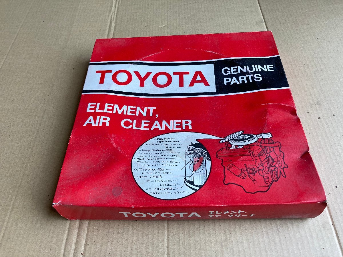 エアーエレメント、カローラ、コロナ、スプリンター、コルサ、ターセル、2AU,3AU、AE85,AE70、17801-15010、当時物 y5 新品拍卖