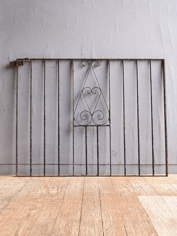 イギリスアンティーク アイアンフェンス ゲート柵 ガーデニング 12622拍卖