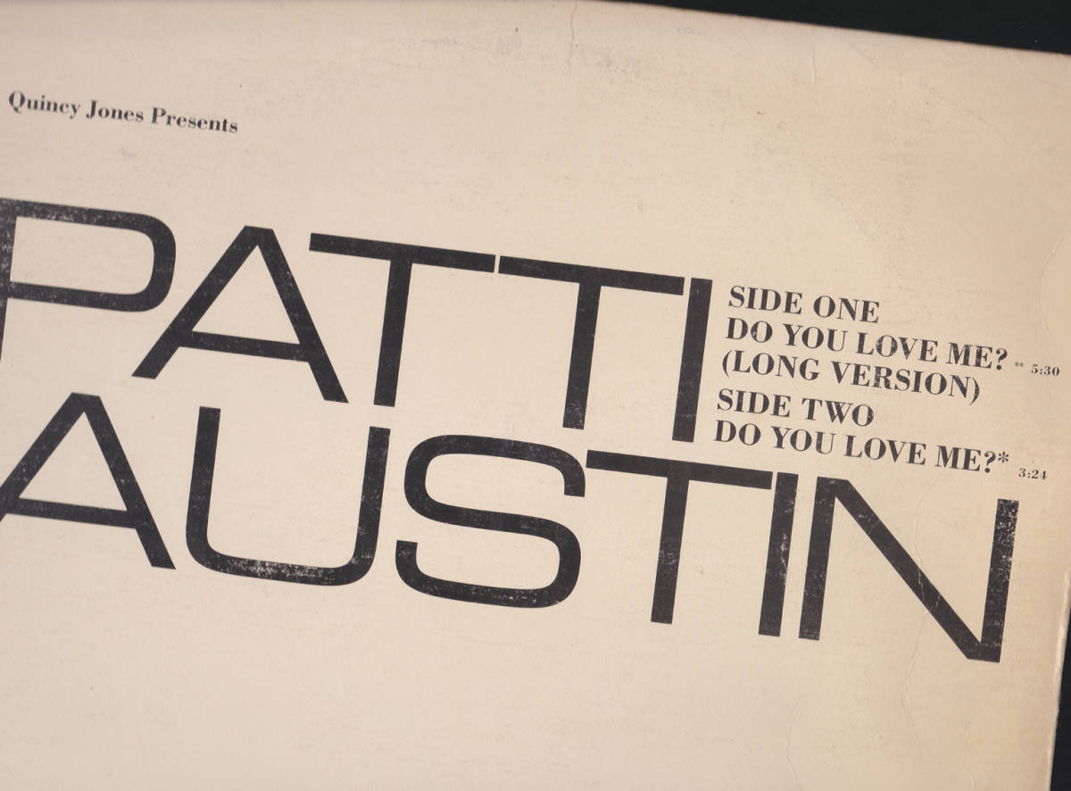 ダンクラ12inch★PATTI AUSTIN / Do you love me★picture sleeve・promo only・Quest★拍卖