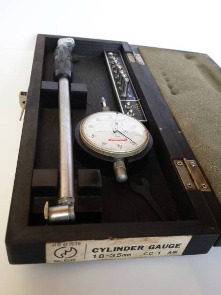 中古★【Peacock】シリンダーゲージ★18~35拍卖