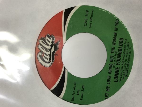 LONNIE YOUNGBLOOD/LET MY LOVE BRING OUT THE WOMAN IN YOU シングルレコード拍卖