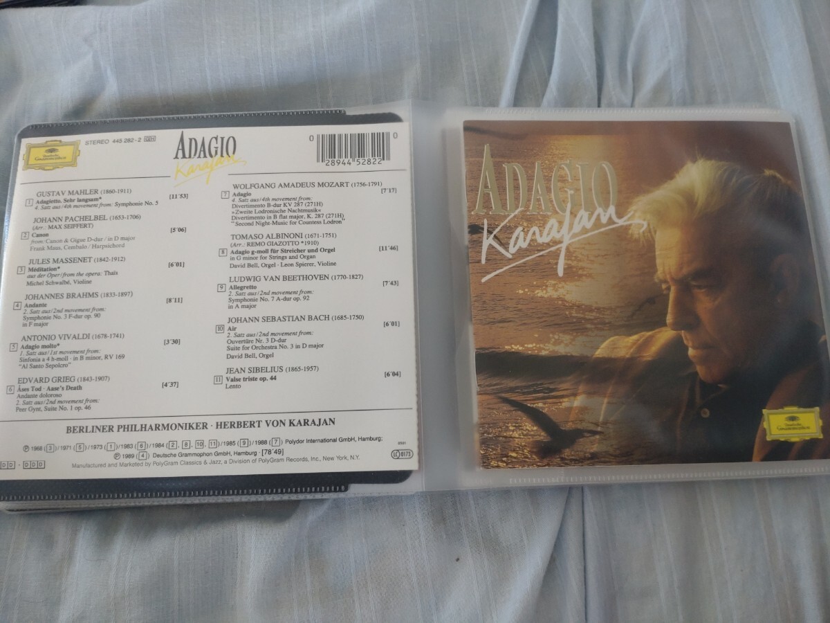 ソフトケース入りCD/アダージョ・カラヤン /ヘルベルト・フォン・カラヤン /ADAGIO KARAJAN★同封可能拍卖