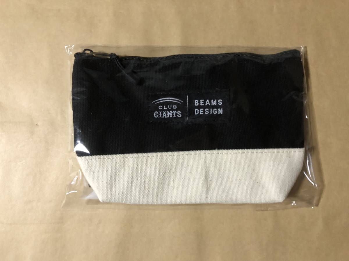 【同梱不可!】 CLUB GIANTS× BEAMS DESIGN コラボポーチ ★野球/巨人拍卖