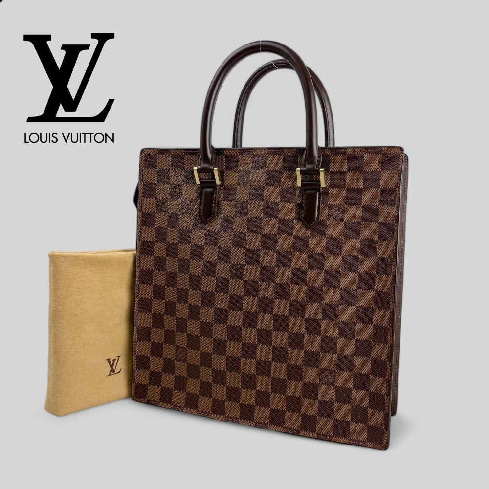 ■ルイ ヴィトン■ ダミエ・ヴェニスPM■ユニセックストートバッグ N51145 ハンドバッグ エベヌ拍卖