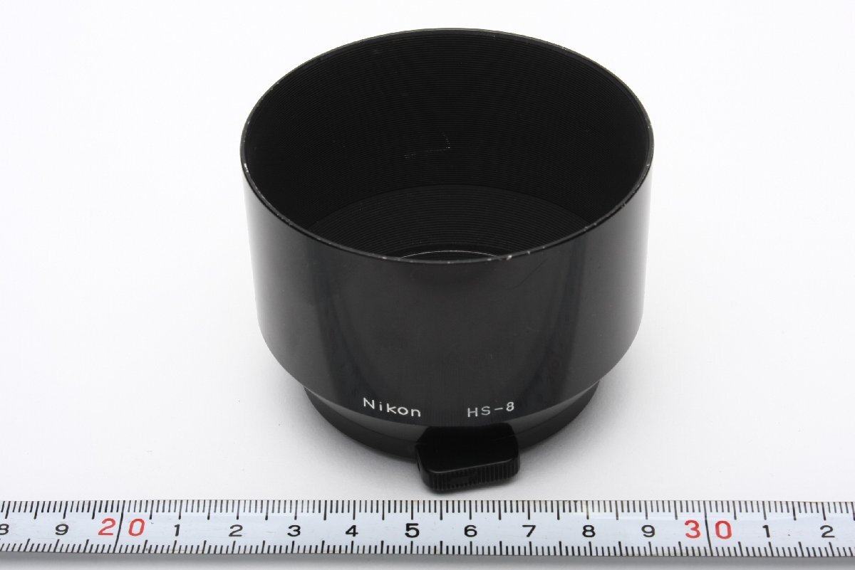 ※ Nikon ニコン 金属製 レンズフード HS-8 フィルター径52㎜ Nikkor 135mmf3.5・105mmf2.5用 QA0864拍卖