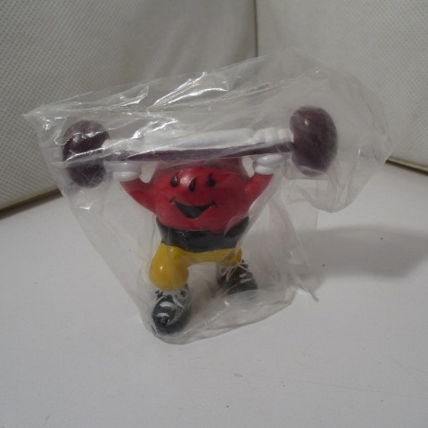 ビンテージ Kool Aid Man PVC フィギュア 重量挙げ ac960拍卖