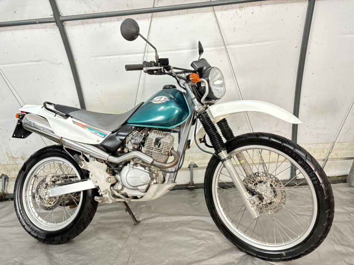 低走行11896km !! 希少カラー / 点検 仕上げ済 / 動画付 / 即乗りOK SL230 (検 xl xlr cr crm sl kdx セロー ジェベル Dトラッカー )拍卖