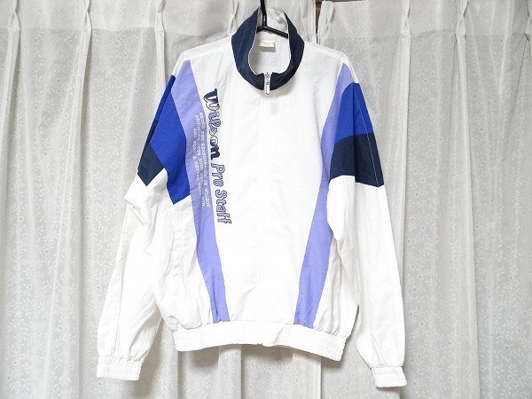 希少 80年代 ビンテージ ヒットユニオン Wilson Pro Staff ウイルソン テニス ジャージ オールドスクール LLサイズ 昭和 レトロ 当時物拍卖