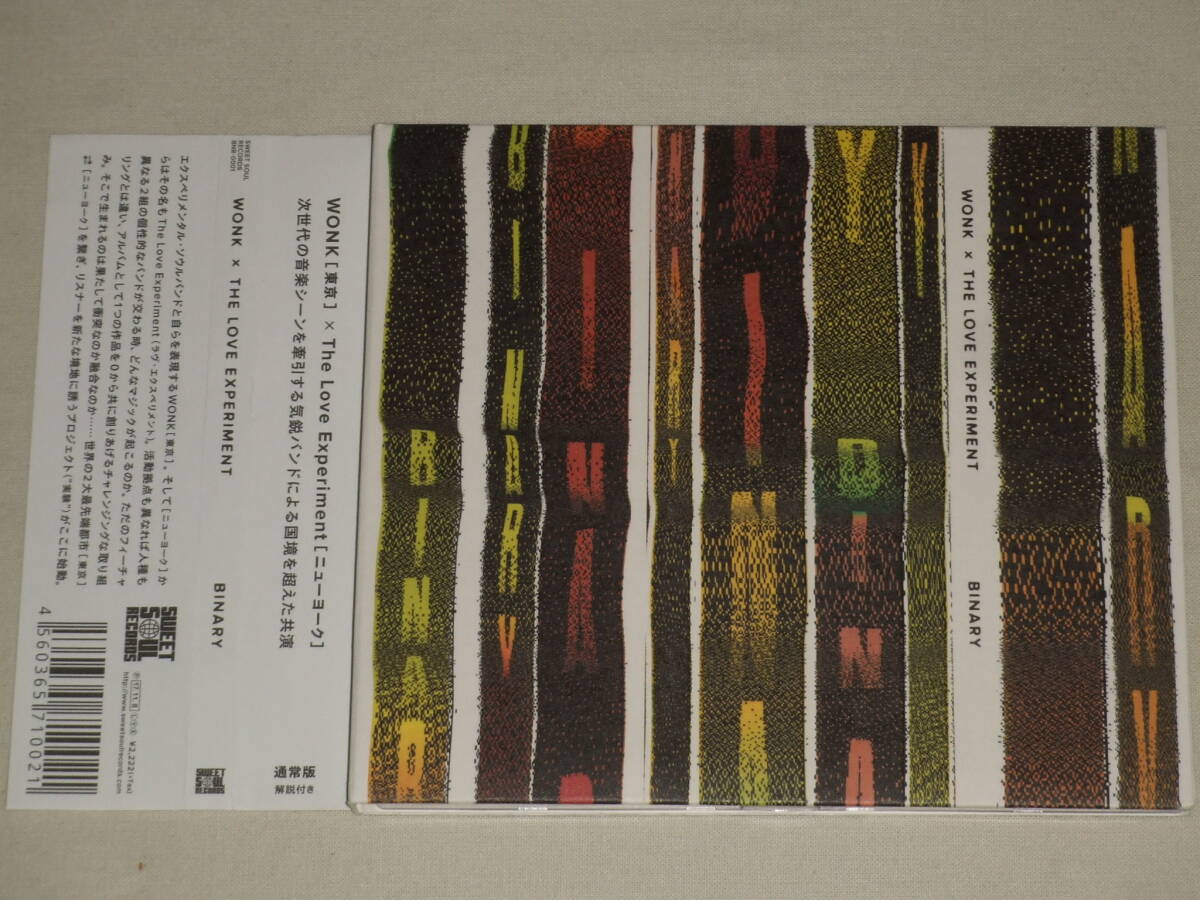 WONK×THE LOVE EXPERIMENT/BINARY/CDアルバム ウォンク ラヴ・エクスペリメント 帯拍卖