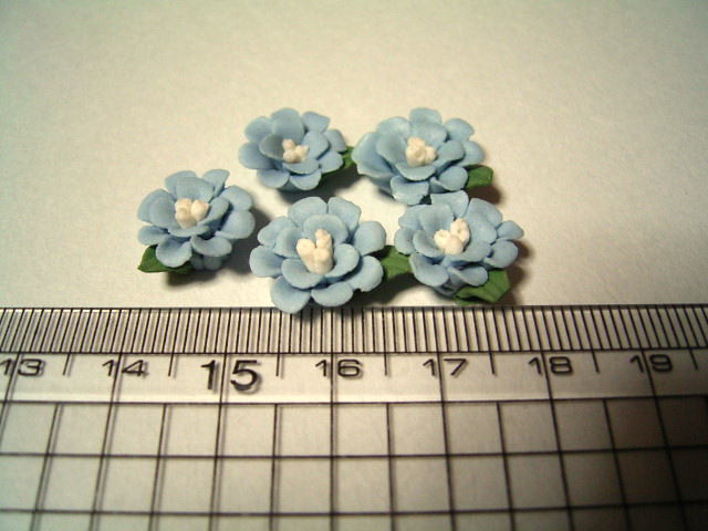 陶器お花ビーズ5個セット6☆追加可能拍卖