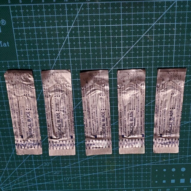 フェザー Feather 替刃 メス:No23 5枚拍卖