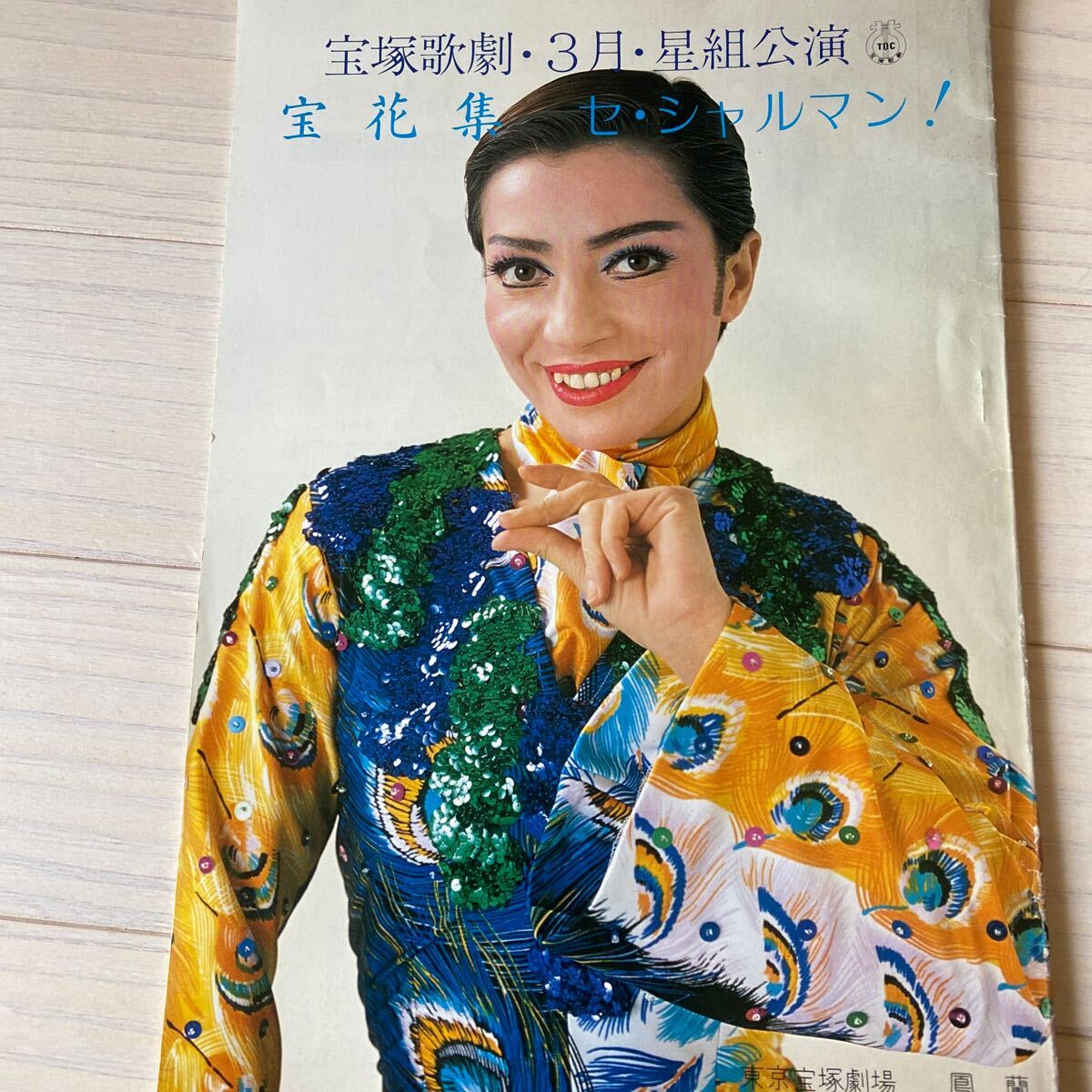 宝塚歌劇 昭和54年3月星組公演「宝花集」「セ・シャルマン」鳳蘭 天津乙女 脚本入りプログラム拍卖