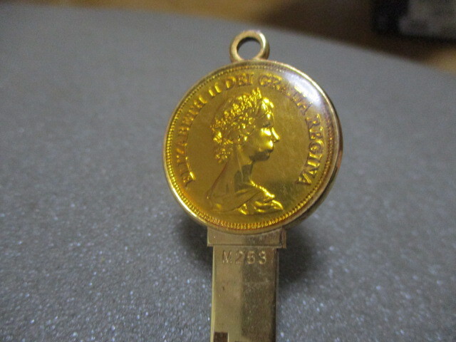 日産・旧車・エリザベス・メダル・コイン型 当時物 M253 ブランクキー・スペアキー 未使用 デッドストック ハコスカ・ケンメリ・S30Z拍卖