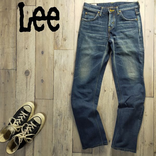☆Lee リー☆USED加工 ストレート デニム パンツ レディース(XS) S921拍卖