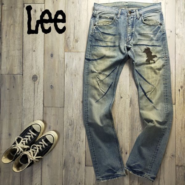 ☆Lee RIDERS リー ライダース☆USED 刺繍加工 デニム Size(M) S1178拍卖