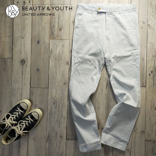 ☆BEAUTY&YOUTH UNITED ARROWS ユナイテッドアローズ ビューティー&ユース☆ピンストライプパンツ M S1119拍卖