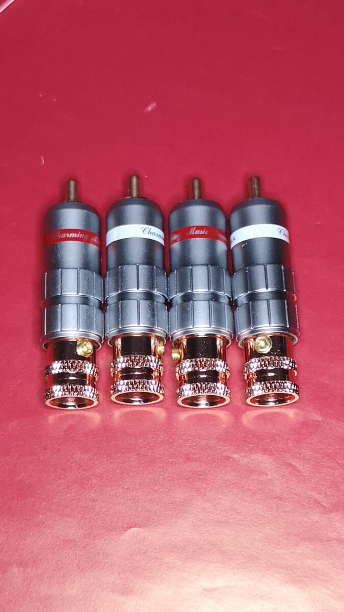 ♪♪CMC純銅ハイエンドRCAプラグ4本セット⑫♪♪拍卖