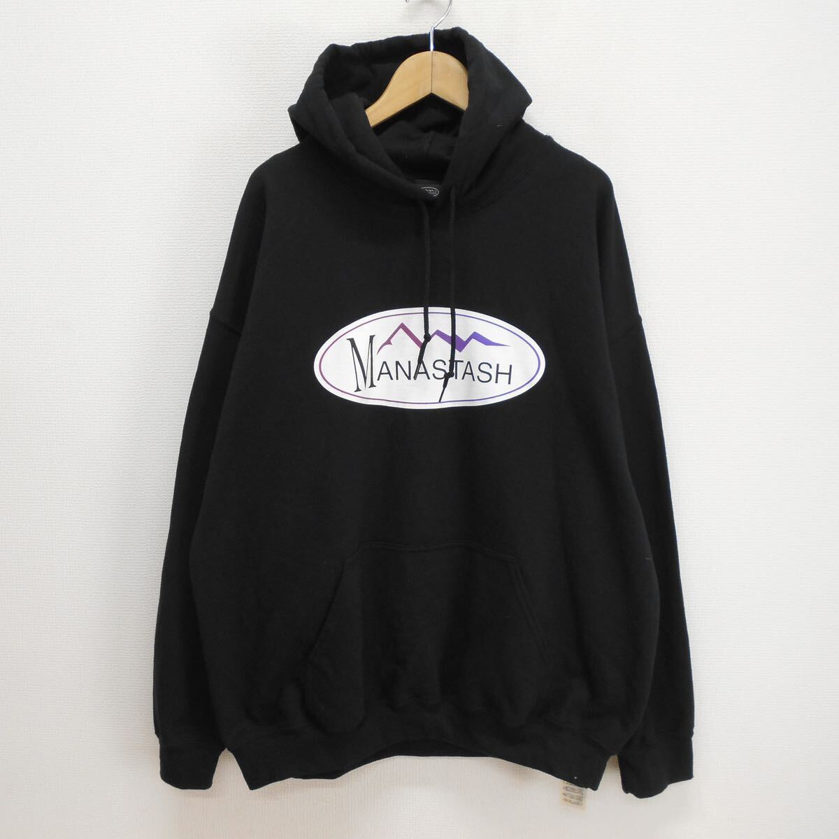 MANASTASH マナスタッシュ 7103123 CLASSIC LOGO SWEAT HOODIE ロゴ プリント スウェット パーカー フーディー L 10118201拍卖