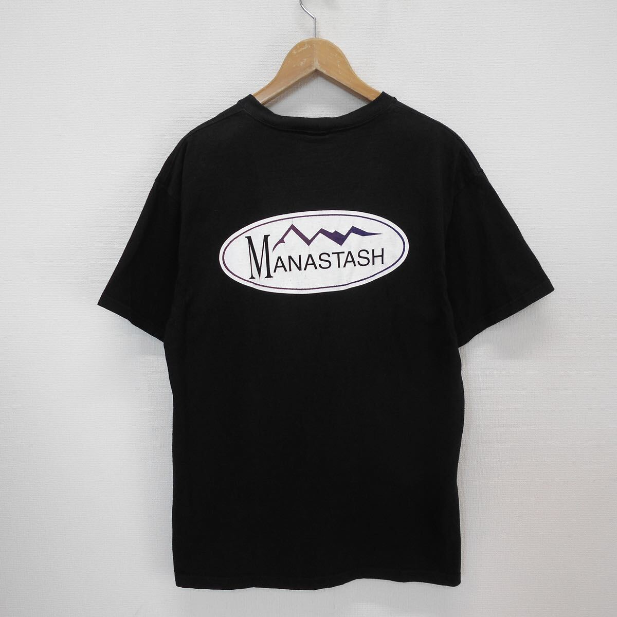 MANASTASH マナスタッシュ 7103057 ORIGINAL LOGO TEE 半袖Tシャツ ロゴ プリント L 10118196拍卖