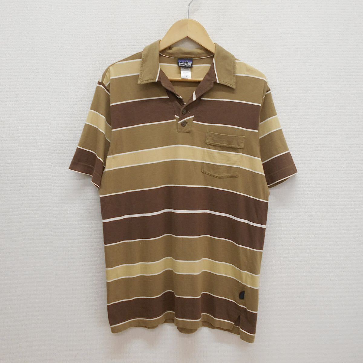 patagonia パタゴニア 52775S8 半袖ポロシャツ ボーダー オーガニックコットン S 10118340拍卖
