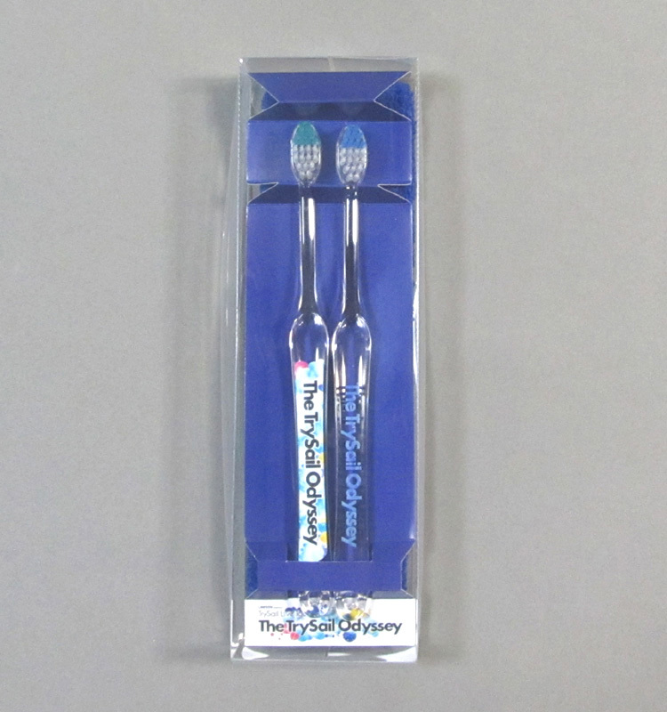TrySail ツアーグッズ トラベル歯ブラシセット(ブルー・雨宮天) The TrySail Odyssey拍卖