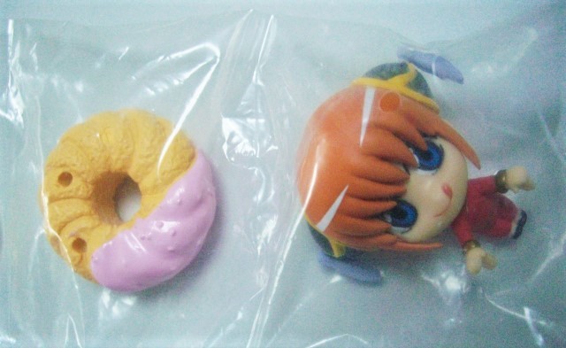 銀魂 ぷちきゃらランド 初弾 祝・開店 ! 銀さんのドーナツ屋さん 神楽 A イチゴクリームかけ フィギュア 内袋未開封拍卖