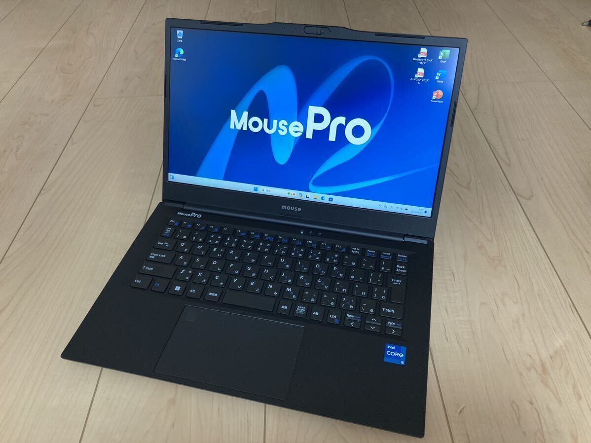 【新品同様】MousePro マウスコンピュータ⑤/ Windows 11Pro/ Core i5-1235U(1.30GHz)/ SSD256GB/ メモリ8GB/ Office2019HBインストール拍卖