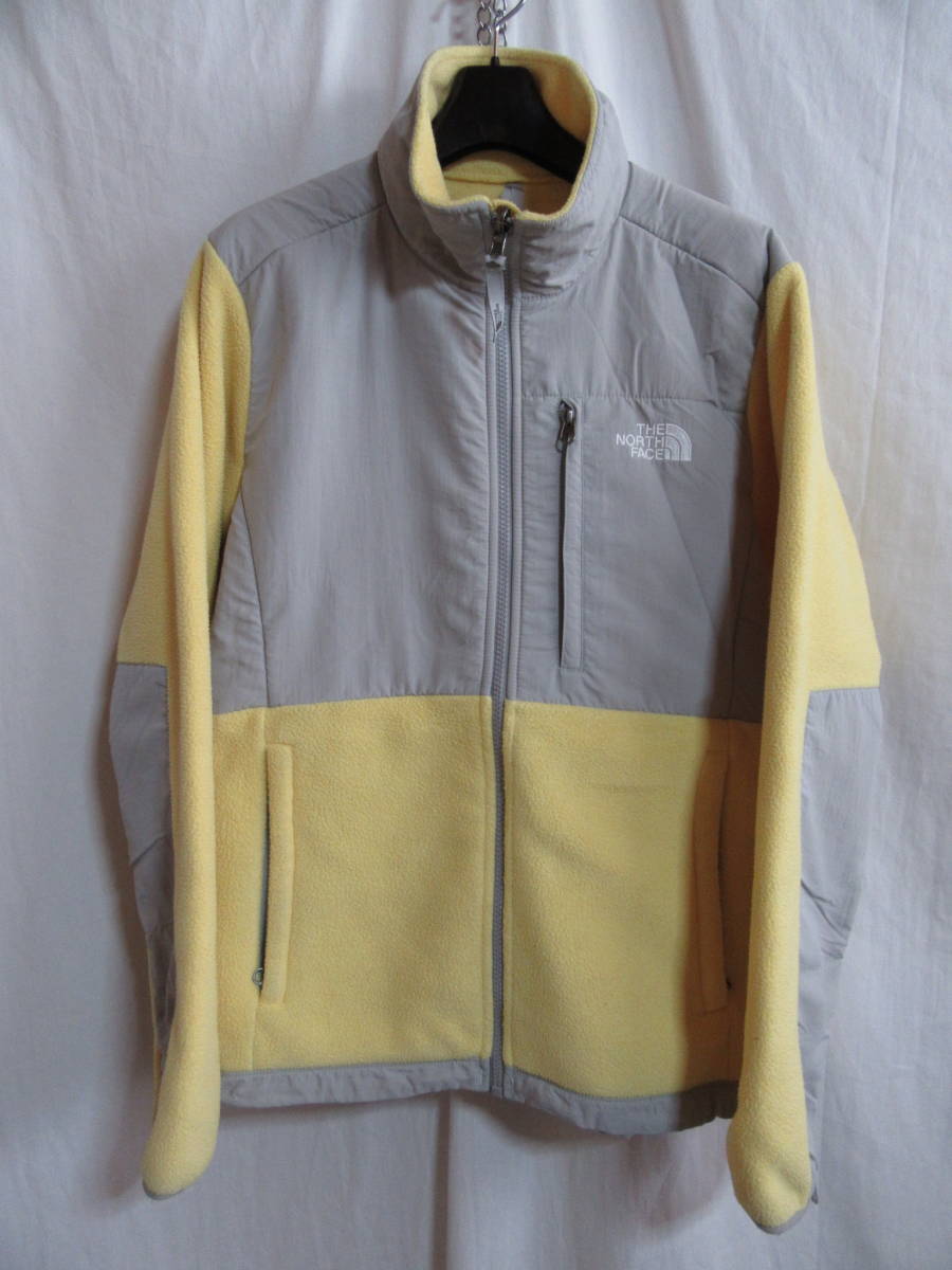 ☆☆送料無料☆美品☆THE NORTH FACE☆デナリフリースジャケット☆ライトイエロー☆レディースM☆H9☆拍卖