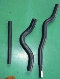 日産 純正 S13 180SX シルビア パワステホース パワーステアリング サクション リターンホース 3本 クランプ付き SR20DET NISSAN RPS13拍卖