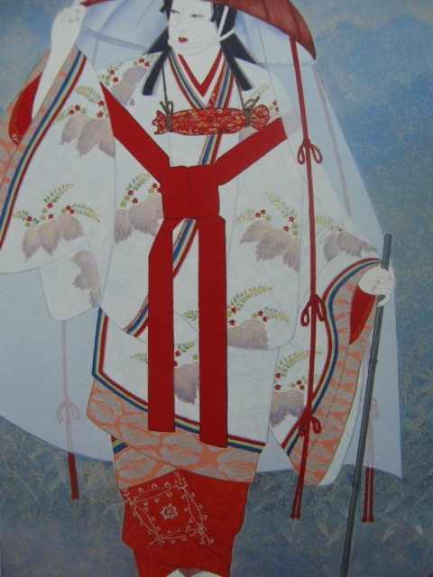 宮下 寿紀 【詣】 希少画集画、状態良好、新品高級額装付、送料無料、日本 画家 人物、zero拍卖