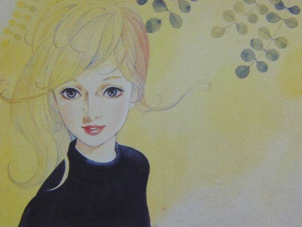 藤井千秋、風の妖精、希少画集画、新品高級額、額装付、状態良好、油彩 人物、送料込み、fir拍卖