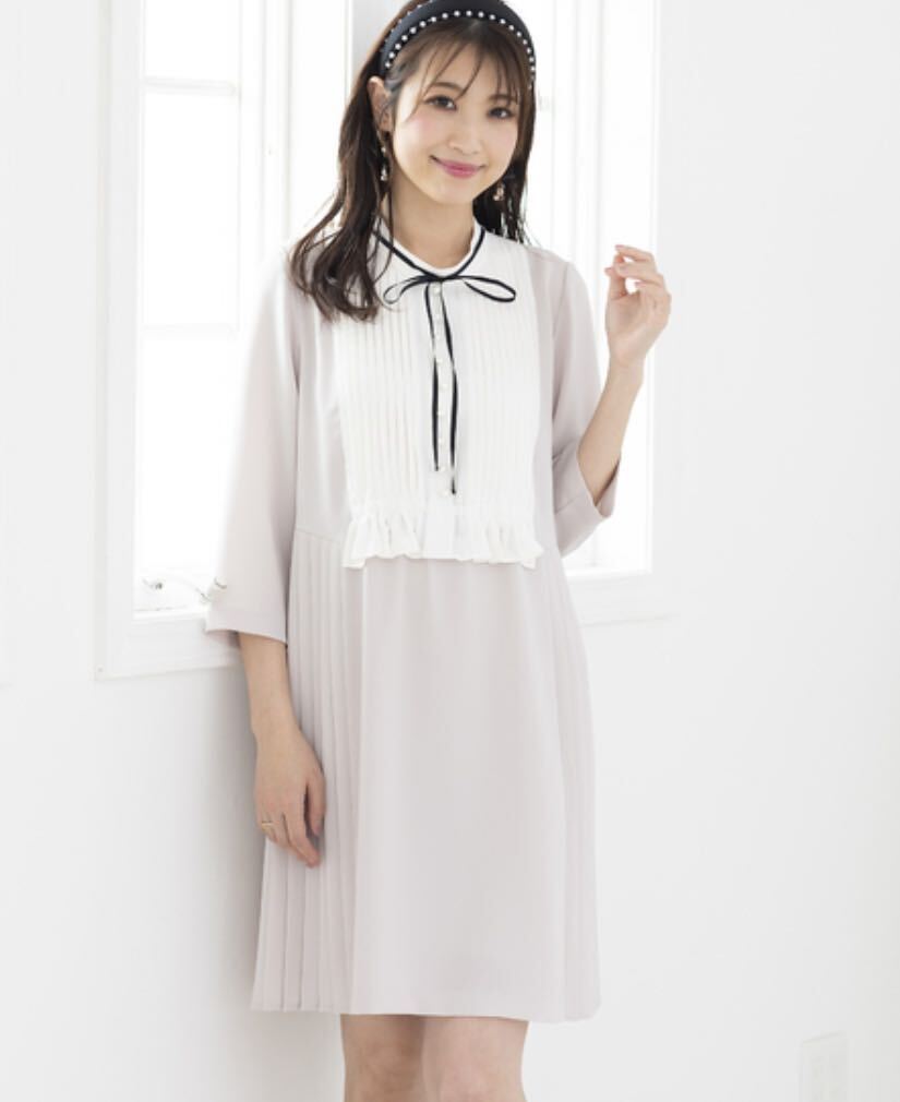 新品未使用タグ付き ローズティアラ 46サイズ おしゃれ上品 ワンピース チュニック 大きい 即決あり拍卖