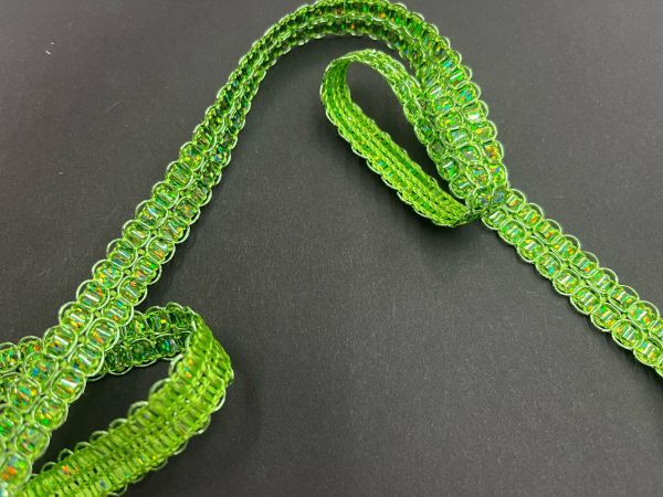 ●(NH020)1.3cm幅の2段ブレード(5m)ー黄緑拍卖