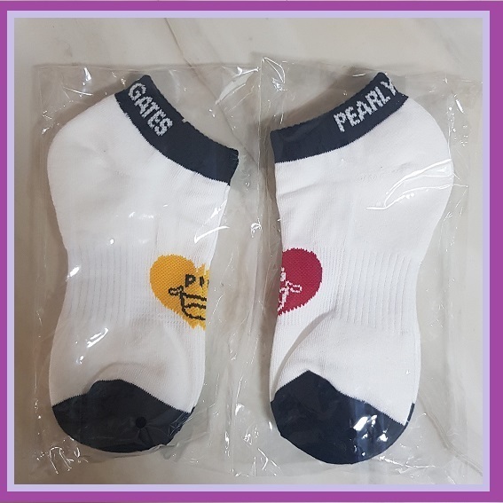 ●●PEARLY GATES●●ノベルティ 非売品 女性用ソックス 2点セット 未使用 正規品・韓国直送♪拍卖