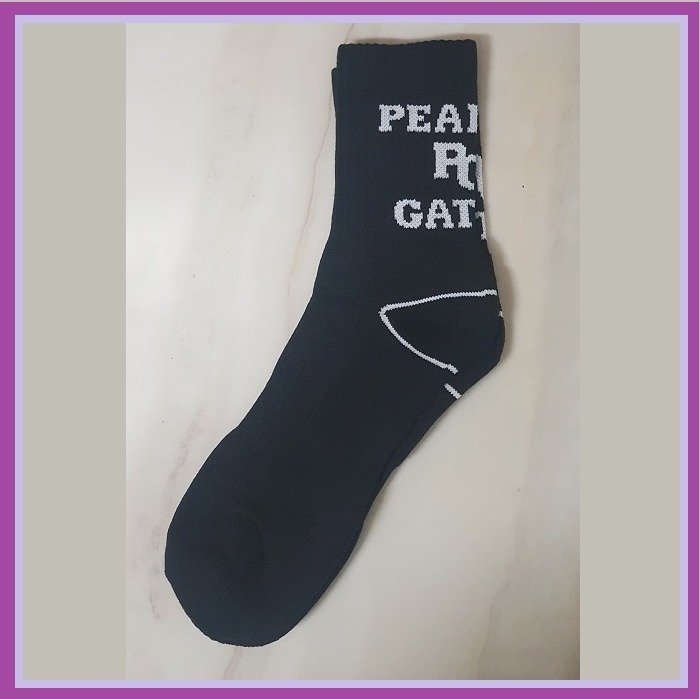 ●●PEARLY GATES●●非売品 ノベルティ 男性用ソックス ブラック 未使用 正規品・韓国直送♪拍卖