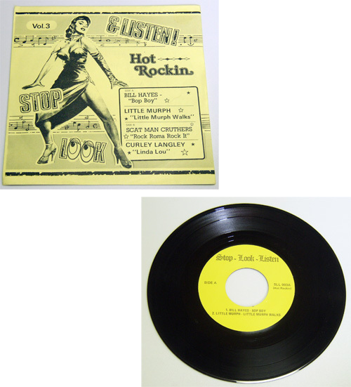 EP/ Bill Hayes - Bop Boy/ Little Murph/ Scatman Crothers - Rock Roma Rock It/ Curley Langley - Linda Lou/ Stop Look & Listen,45rpm拍卖