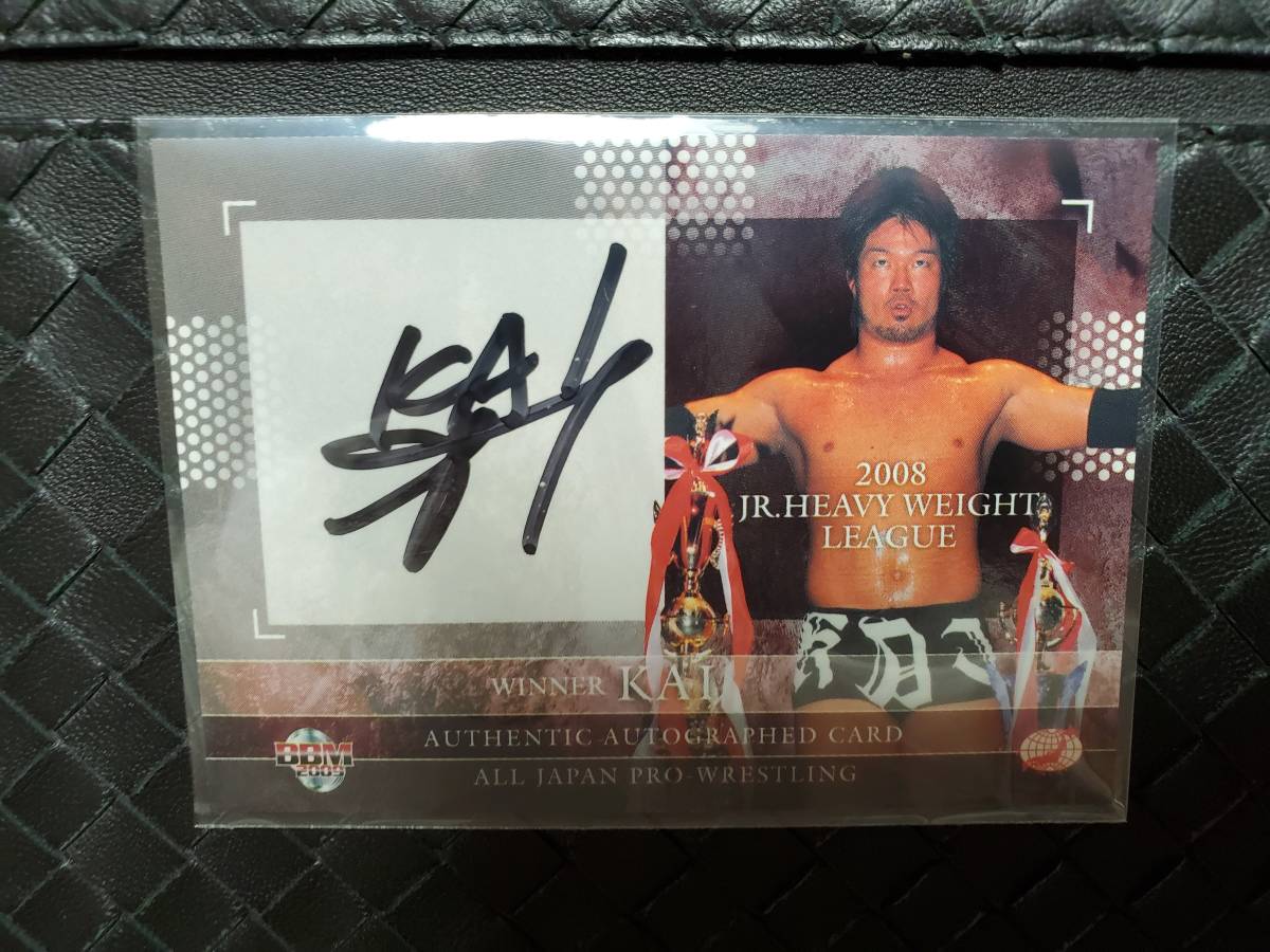 2009年 BBM KAI 直筆サイン入りカード プロレス プロレスラー 全日本プロレス(当時) トレーディングカード拍卖