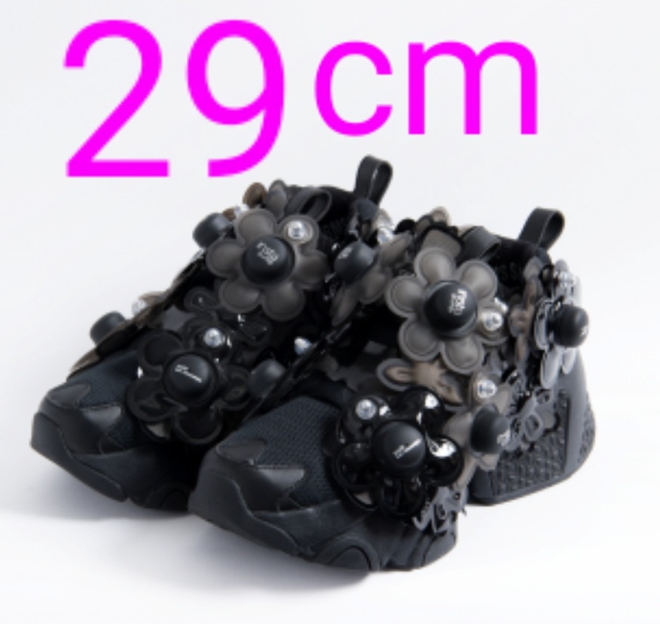 noir kei ninomiya Reebok NSTA PUMP FURY 29センチ black フラワー ノワールケイニノミヤ ポンプフューリー ケイニノミヤ拍卖