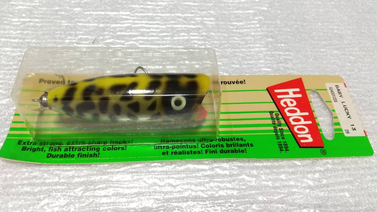 ベビーラッキー13 YCDS BABY LUCKY-13 イエローコーチドッグ heddon へドン トップ TOP EBISCO エビスコ スミス 新品購入未使用品拍卖