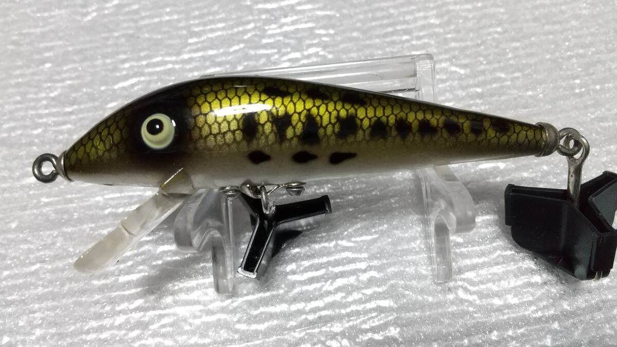 9 タイガー BB 8cm TIGER X1020 blackbass へドン BASS heddon トップ TOP スミス EBISCO エビスコ BOX保管の未使用品拍卖