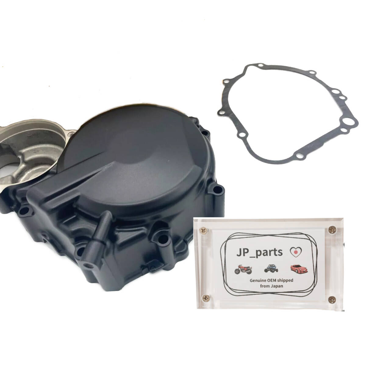 スズキ 純正 GSX-R 600 750 LH エンジン ステーター カバー & ガスケット OEM 13拍卖