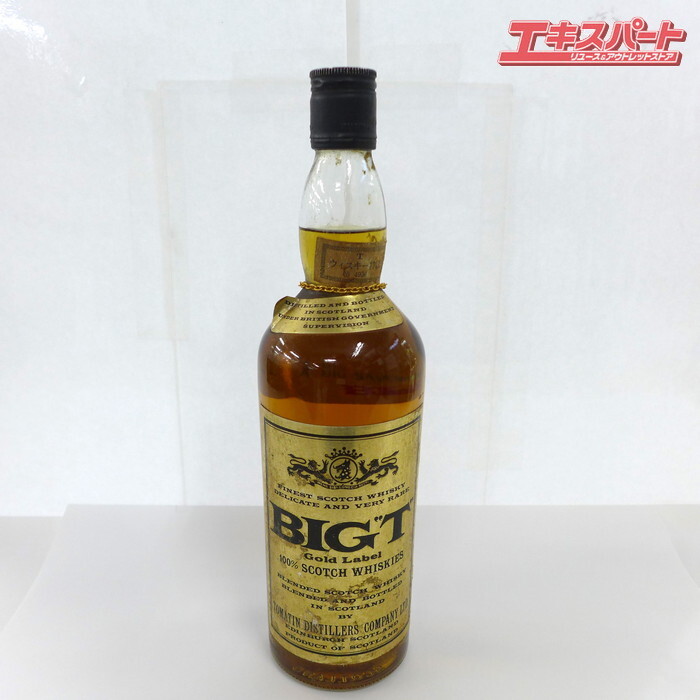 未開栓 BIGT ゴールドラベル スコッチウイスキー 760ml 43度 ウイスキー特級 公田店拍卖
