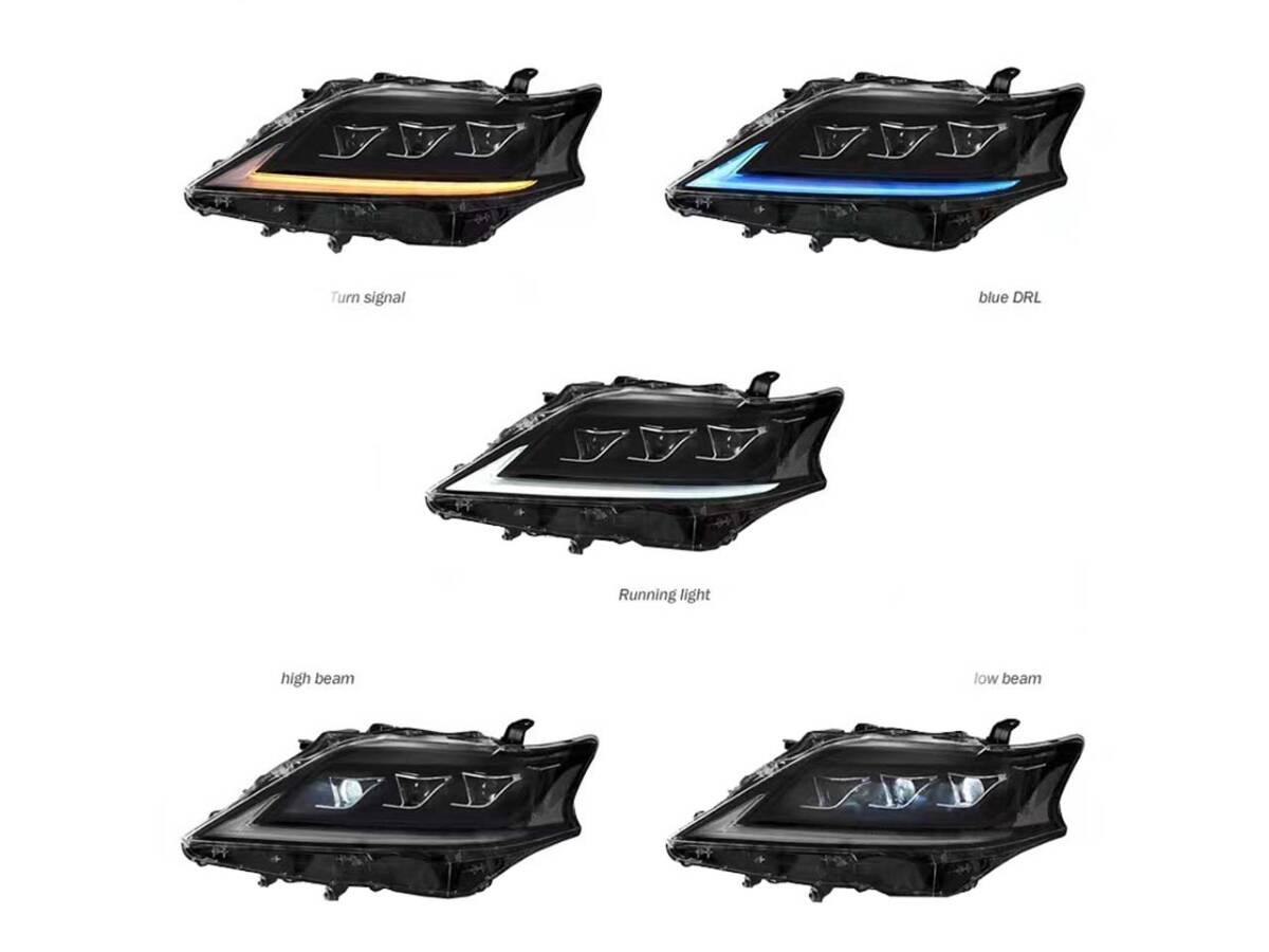 LEXUS RX 初期型 10系 ⇒ 20系 後期type Fスポーツ ヘッドライト HID 三眼 左右 レクサス 国内発送 即納 電装 カスタム 外装 フロント 部品拍卖