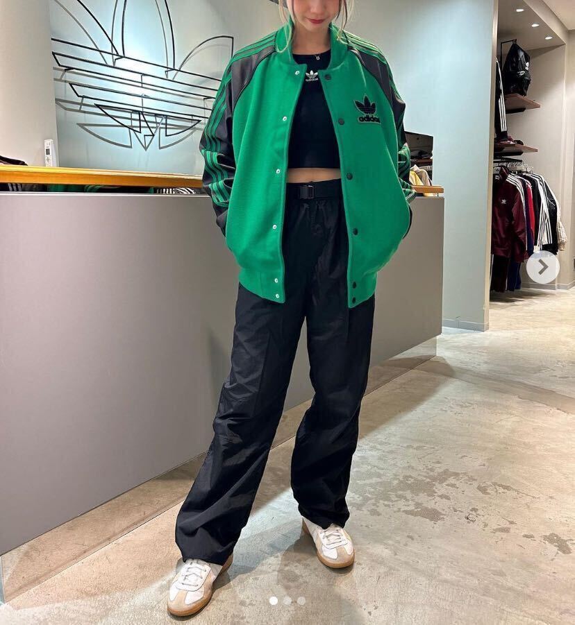 新品 定価20900円 M(メンズ) adidas originals アディダス オリジナルス トレフォイル ジャケット スタジャン ボンバージャケット 拍卖