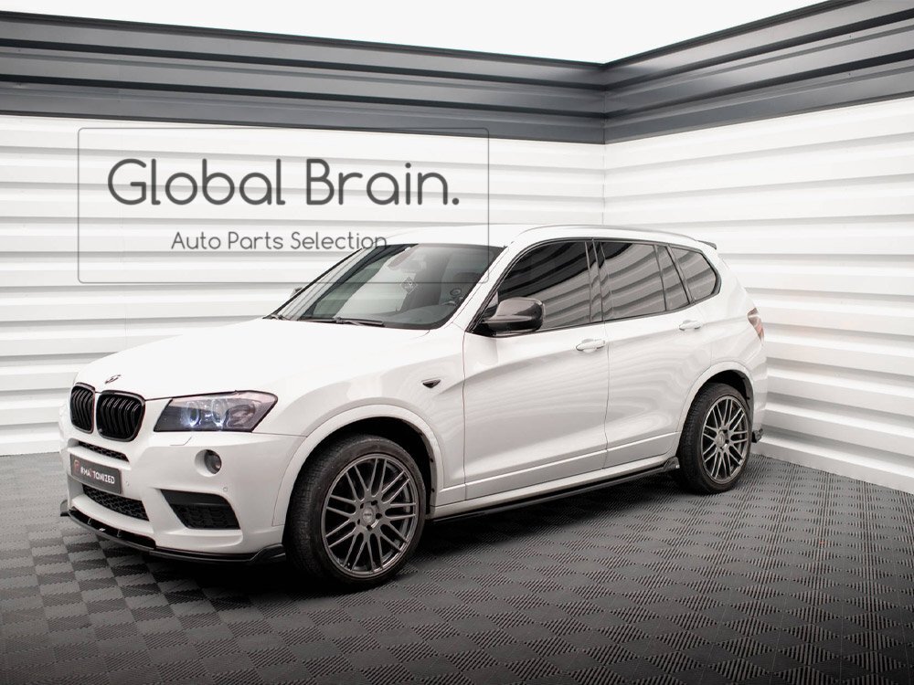 BMW X3 F25 前期 Mスポーツ サイド スカート カバー スポイラー / サイド スプリッター ディフューザー バンパー エプロン拍卖